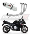 complete exhaust system with muffler DOMINATOR Full System ROUND fits to Suzuki GSXF 650 2007  2016 7