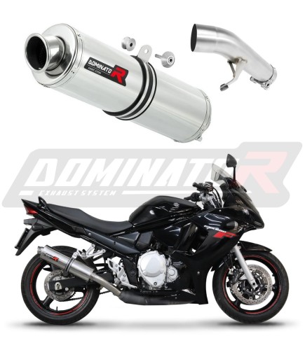 échappement silencieux DOMINATOR rond compatible avec la moto Suzuki GSXF 650 2007  2016 6
