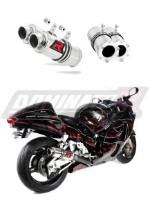 Suzuki GSXR 1300 Hayabusa 1999 - 2007 Pot d'échappement Silencieux GP1 + dB killer medium