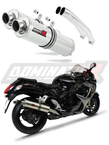 échappement silencieux DOMINATOR rond compatible avec la moto Suzuki GSXR 1300 Hayabusa 2008  2019 6