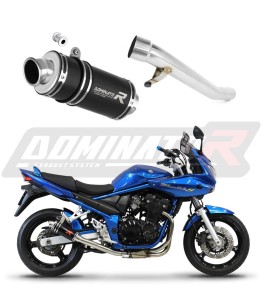 Suzuki GSF 650 BANDIT N / S 2005 - 2006 Pot d'échappement Silencieux GP1 NOIR + dB killer medium