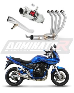 Suzuki GSF 650 BANDIT N / S 2005 - 2006 Ligne complète d'échappement Collecteur Silencieux GP1 + dB killer medium