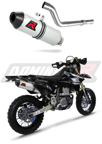 DR-Z DRZ 400 S SM EXHAUST Suzuki Muffler Auspuff Sportauspuff Silencer Echappement Silencieux Scarico Scarichi Escape Wydech Tłumik MX 2000 - 2019 DOMINATOR x