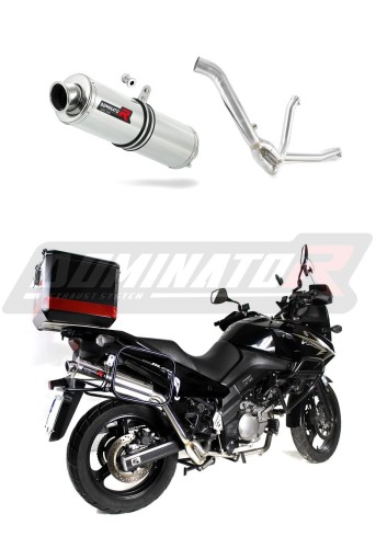 échappement silencieux DOMINATOR rond compatible avec la moto Suzuki DL 650 V Strom 2007  2011 5