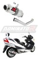échappement silencieux DOMINATOR GP1 compatible avec la moto Suzuki BURGMAN 400 2003  2006 5
