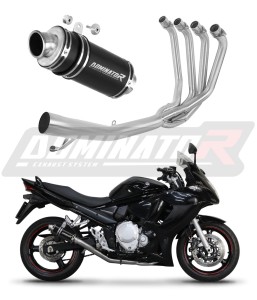 Suzuki GSX 1250 FA 2010 - 2016 Ligne complète d'échappement Collecteur Silencieux GP1 NOIR + dB killer