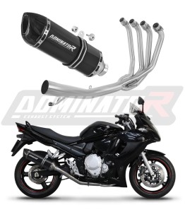 Suzuki GSX 1250 FA 2010 - 2016 Ligne complète d'échappement Collecteur Silencieux HP1 NOIR + dB killer