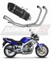 complete exhaust system with muffler DOMINATOR Full System HP1 BLACK fits to Suzuki GS 500F 2004  2014 7
