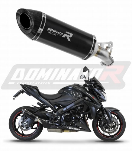 exhaust muffler DOMINATOR HP8 BLACK fits to Suzuki GSXS 1000 / F 2015  2020 6