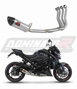 Suzuki GSX-S 1000 / F 2015 - 2020 Low Level Ligne complète d'échappement Collecteur Silencieux HP8 + dB killer medium