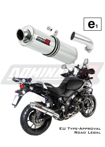 DL 1000 V-STROM Exhaust SUZUKI Homologated EC Type approval  Street legal Approval Certificate Muffler Auspuff Sportauspuff Silencer Echappement Silencieux Scarico Scarichi Escape Wydech Tłumik ROUND 2017 - 2020 Dominator x