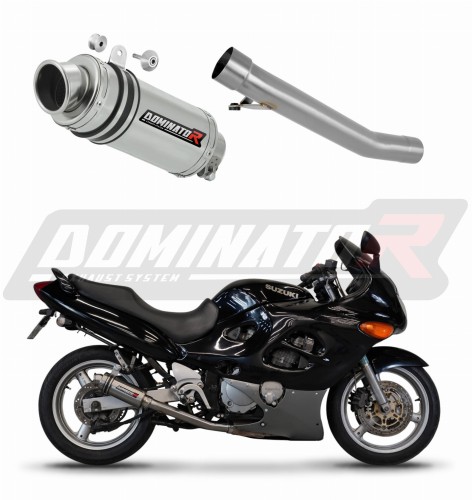 GSXF 750 EXHAUST Suzuki Muffler Auspuff Sportauspuff Silencer Echappement Silencieux Scarico Scarichi Escape Wydech Tłumik GP1 1998 - 2006 Dominator x
