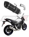 Suzuki SV 650 2016 - 2022 EXHAUST Muffler Auspuff Sportauspuff Silencer Echappement Silencieux Scarico Scarichi Escape Wydech Tłumik HP1 BLACK Dominator Exhaust System x