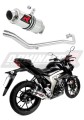 complete exhaust system with muffler DOMINATOR Full System GP1 fits to Suzuki GSX S 125 2017  2019 5