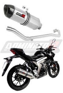 Suzuki GSX S 125 2017 - 2019 Ligne complète d'échappement Collecteur Silencieux HP1 + dB killer medium