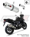 échappement silencieux DOMINATOR homologué ovale compatible avec la moto Suzuki DL 1050 VStrom / XT 2020  2024 7