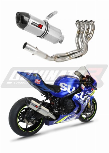 système d’échappement complet avec silencieux DOMINATOR Full System HP1 compatible avec la moto Suzuki GSXR 1000 2017  2021 6