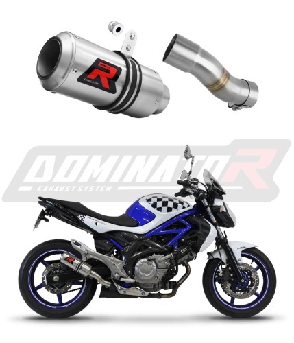 exhaust muffler DOMINATOR GP fits to Suzuki SFV 650 GLADIUS 2009  2015 6