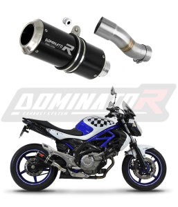 Suzuki SFV 650 GLADIUS 2009 - 2015 Pot d'échappement Silencieux GP NOIR + dB killer medium