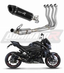 Suzuki GSX-S 1000 / F 2015 - 2020 Ligne complète d'échappement Collecteur Silencieux HP8 NOIR + dB killer medium