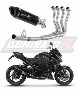 Suzuki GSX-S 1000 / F 2015 - 2020 Ligne complète d'échappement Collecteur Silencieux HP8 NOIR + dB killer medium