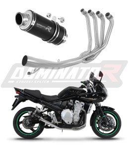 Suzuki GSF 1250 N / S BANDIT 2007 - 2016 Ligne complète d'échappement Collecteur Silencieux GP1 NOIR + dB killer medium