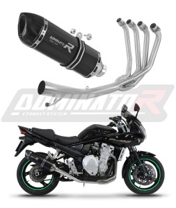 Suzuki GSF 1250 N / S BANDIT 2007 - 2016 Ligne complète d'échappement Collecteur Silencieux HP1 NOIR + dB killer medium