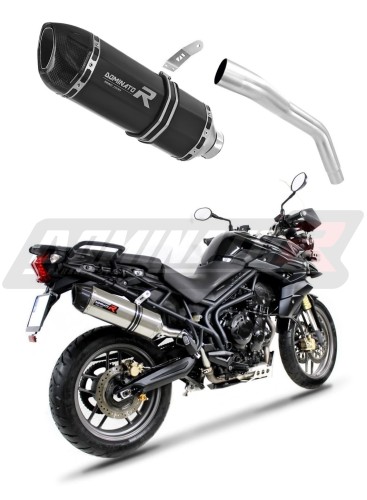 exhaust muffler DOMINATOR HP1 BLACK fits to Triumph TIGER 800 XC XR 2015  2017 3