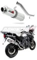 échappement silencieux DOMINATOR rond compatible avec la moto Triumph TIGER EXPLORER 1200 2012  2015 5