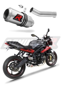 Triumph STREET TRIPLE 675 R / S / RS 2013 - 2016 Exhaust Silencer Muffler GP + dB killer medium