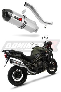 Triumph TIGER EXPLORER 1200 XC XR 2016 - 2017 Pot d'échappement Silencieux HP1 + dB killer medium