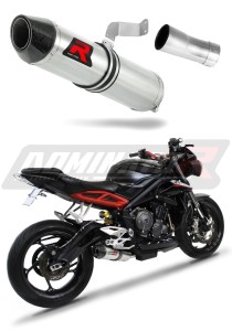 Triumph STREET TRIPLE 765 S R RS 2017 - 2022 Pot d'échappement Silencieux HP2 + dB killer medium