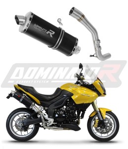 Triumph Tiger 1050 2006 - 2012 Exhaust Silencer Muffler P7 BLACK + dB killer medium