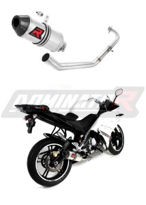 Yamaha YZF R125 2008 - 2013 Ligne complète d'échappement Collecteur Silencieux HP3 + dB killer medium