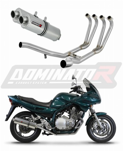 kompletny układ wydechowy z tłumikiem DOMINATOR Full System Owalny pasujący do moto