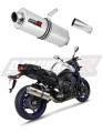 échappement silencieux DOMINATOR ovale compatible avec la moto Yamaha FZ8 FAZER 2010  2016 7