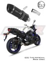 échappement silencieux DOMINATOR homologué HP1 noir compatible avec la moto F