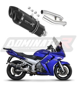 Yamaha FJR 1300 2001 - 2005 Pot d'échappement Silencieux HP1 NOIR + dB killer medium