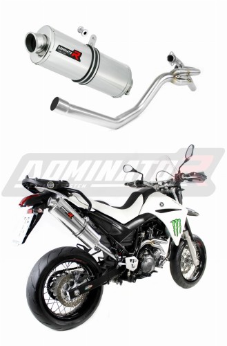 XT 660 R EXHAUST Yamaha Muffler Auspuff Sportauspuff Silencer Echappement Silencieux Scarico Scarichi Escape Wydech Tłumik + manifold collector  OVAL 2004 - 2014 DOMINATOR  x