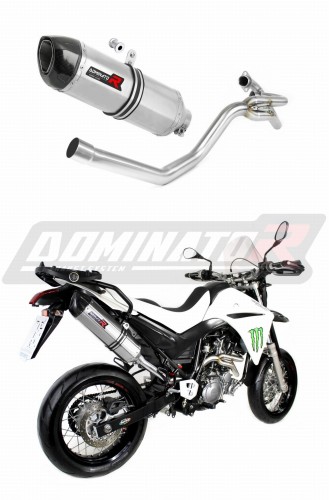 XT 660 R EXHAUST Yamaha Muffler Auspuff Sportauspuff Silencer Echappement Silencieux Scarico Scarichi Escape Wydech Tłumik + manifold collector Carbon Tip HP1 2004 - 2014 DOMINATOR  x