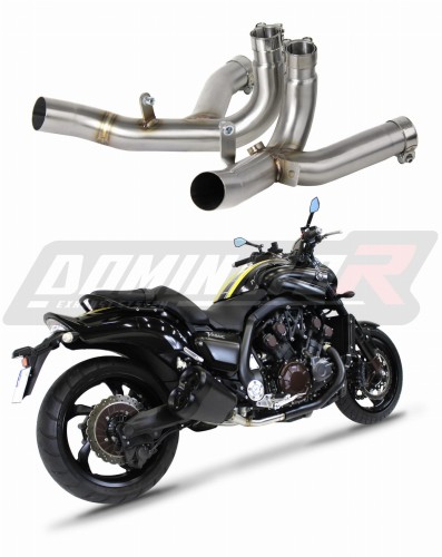 decat tłumik środkowy DOMINATOR Mid Pipe pasujący do motocykla V MAX V-MAX 1700 2009 - 2019 9