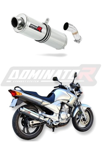 YBR 250 EXHAUST Yamaha Muffler Auspuff Sportauspuff Silencer Echappement Silencieux Scarico Scarichi Escape Wydech Tłumik ROUND DOMINATOR  x