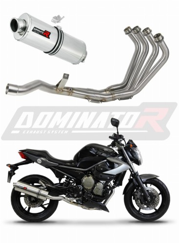 XJ6 N S F 600 DIVERSION EXHAUST FULL SYSTEM Yamaha Muffler Auspuff Sportauspuff Silencer Echappement Silencieux Scarico Scarichi Escape Wydech Tłumik OVAL 2009 - 2016 DOMINATOR x