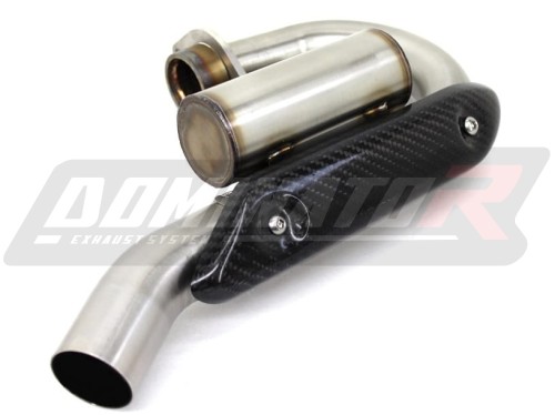 YZF YZ 250 F Exhaust Header Head pipe Linkpipe Downpipe Kolano with PowerBomb 2010 - 2013 DOMINATOR  x