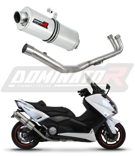 kompletny układ wydechowy z tłumikiem DOMINATOR Full System Owalny pasujący do motocykla Yamaha XP 530 T-MAX 2012 - 2016 6