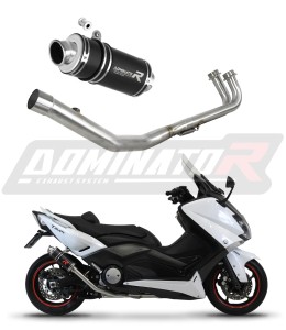 Yamaha XP 530 T-MAX 2012 - 2016 Ligne complète d'échappement Collecteur Silencieux GP1 NOIR + dB killer medium