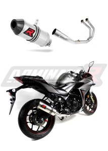 Yamaha YZF R3 2015 - 2018 Ligne complète d'échappement Collecteur Silencieux HP3 + dB killer medium