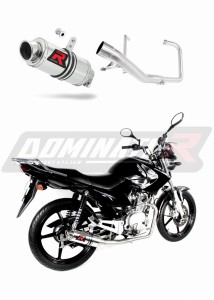 Yamaha YBR 125 2009 - 2018 Ligne complète d'échappement Collecteur Silencieux GP1 + dB killer medium