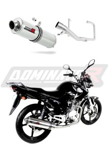 Yamaha YBR 125 2009 - 2018 Ligne complète d'échappement Collecteur Silencieux ST + dB killer medium