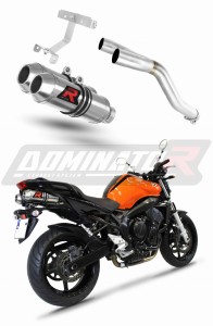 Yamaha FZ6 FAZER 600 S2 2006 - 2010 Pot d'échappement Silencieux OV G2 + dB killer medium